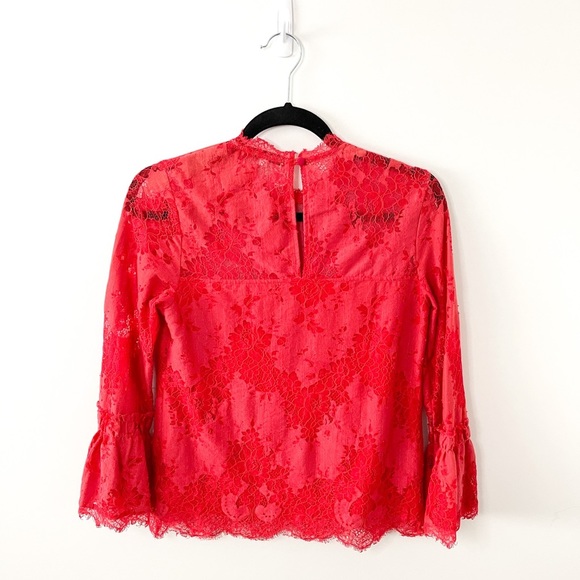 REVOLVE Heartloom Naomi Red Lace Blouse Size XS - Picture 8 of 9